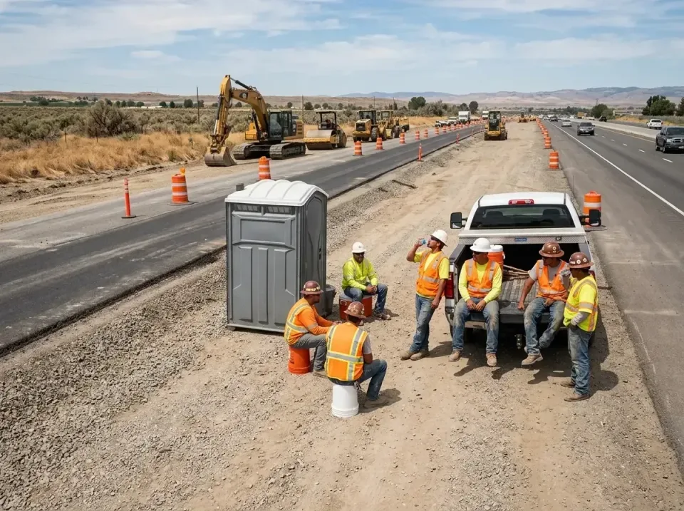 highway-road-construction-crew-007 — frequently asked questions, Porta Potty and Restroom Rentals in Austin, AR